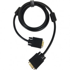 Axiom VGA Video Cable - 6 ft VGA Video Cable for Monitor, Video Device - First End: 1 x HD-15 Male VGA - Second End: 1 x HD-15 Male VGA - Shielding - Black VGAMF06-AX