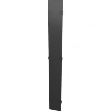 Vertiv VR 42U x 600mm Wide Single Perforated Door Black - Metal - Black - 42U Rack Height - 1 Pack - 23.6" Width VRA6001