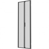 Vertiv VR 42U x 600mm Wide Split Perforated Doors Black - Metal - Black - 42U Rack Height - 2 Pack - 23.6" Width VRA6005