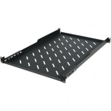 Istarusa Claytek WA-SF96B-1U Mounting Shelf for Server Cabinet - Black - 100 lb Load Capacity - RoHS, TAA Compliance WA-SF96B-1U