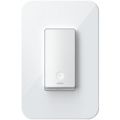 Belkin WiFi Smart Light Switch - Light Control, Fan Control - Alexa, Google Assistant, Google Home, Apple HomeKit, Siri, IFTTT Supported - 120 V AC - 1800 W WLS040