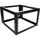 iStarUSA 6U 800mm Adjustable Wallmount Server Cabinet - For Server - 6U Rack Height x 19" Rack Width x 31.50" Rack Depth - Wall Mountable - Black - Cold-rolled Steel (CRS), SPCC - TAA Compliance WOM-680