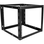 Istarusa Claytek 9U 800mm Adjustable Wallmount Server Cabinet with 2U Drawer - For Server - 9U Rack Height x 19" Rack Width x 31.50" Rack Depth - Wall Mountable - Black - Cold-rolled Steel (CRS), SPCC - 145 lb Maximum Weight Capacity WOM980-DWR2