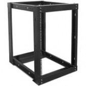 iStarUSA 15U 1100mm Adjustable Open Frame Server Rack - For Server - 15U Rack Height x 19" Rack Width - Black - SPCC, Cold-rolled Steel (CRS) - TAA Compliance WOR-1511