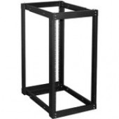 Istarusa Claytek 22U 1100mm Adjustable Open Frame Server Rack with 2U Cable Management - For Server - 22U Rack Height43.31" Rack Depth - Black - SPCC, Steel - 375 lb Maximum Weight Capacity - TAA Compliance WOR2211-CM2U