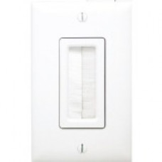 Legrand Group On-Q/Legrand Cable Access Wall Plate, White - 1-gang - White WP1014-WH-V1