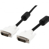 Rocstor Premium 6ft DVI-D Dual Link Cable - M/M - 6ft - Black - Video Monitor Cable - 6 ft DVI-D Video Cable for Projector, Monitor, Computer, Notebook - DVI-D (Dual-Link) Male Digital Audio/Video - DVI-D (Dual-Link) Male Digital Audio/Video - 9.9 Gbit/s 