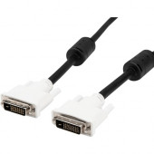 Rocstor Premium 10ft DVI-D Dual Link Cable - M/M - 10ft - Black - Video Monitor Cable - 10 ft DVI-D Video Cable for Projector, Monitor, Computer, Notebook - DVI-D (Dual-Link) Male Digital Audio/Video - DVI-D (Dual-Link) Male Digital Audio/Video - 9.9 Gbit