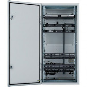 Panduit ZDF48-RA Rack Cabinet - For LAN Switch - Gray - TAA Compliance ZDF48-RA