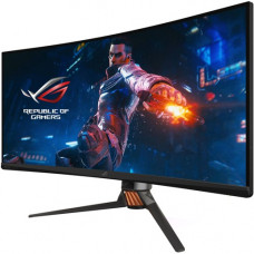 Asus ROG Swift PG35VQ 35" UW-QHD Curved Screen LED LCD Monitor - 21:9 - Plasma Copper, Armor Titanium, Black - Vertical Alignment (VA) - 3440 x 1440 - 1.07 Billion Colors - G-sync Ultimate - 500 Nit Typical, 1000 Nit Peak - 2 ms GTG - HDMI - DisplayP