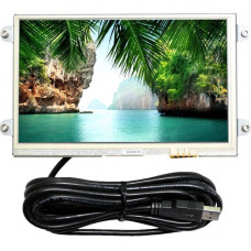 Mimo Monitors UM-760RK-OF 7" Open-frame LCD Touchscreen Monitor - Resistive - 1024 x 600 - WSVGA - 250 Nit - USB - RoHS, WEEE UM-760RK-OF