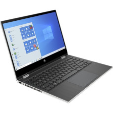 HP Pavilion x360 14-dw1000 14-dw1008ca 14" Touchscreen Convertible 2 in 1 Notebook - HD - 1366 x 768 - Intel Core i3 11th Gen i3-1115G4 Dual-core (2 Core) - 8 GB Total RAM - 256 GB SSD - Natural Silver - Refurbished - Intel Chip - Windows 10 Home - I