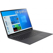 LG gram 16T90P-K.APB7U1 16" Touchscreen Rugged 2 in 1 Notebook - WQXGA - 2560 x 1600 - Intel Core i7 (11th Gen) i7-1165G7 2.80 GHz - 16 GB RAM - 1 TB SSD - Obsidian Black - Intel SoC - Windows 10 Pro - Intel Iris Xe Graphics - In-plane Switching (IPS