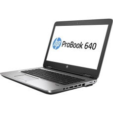 HP ProBook 640 G2 14" Notebook - Intel Core i5 6th Gen i5-6300U Dual-core (2 Core) 2.40 GHz - 8 GB Total RAM - 256 GB SSD - Intel Chip 3GE37US#ABA