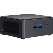 Intel NUC 11 Pro NUC11TNHi3 Barebone System - Socket BGA-1449 - 1 x Processor Support - Core i3 11th Gen i3-1115G4 Dual-core (2 Core) - Chip - 64 GB DDR4 SDRAM DDR4-3200/PC4-25600 Maximum RAM Support - 2 Total Memory Slots - Serial ATA Controller - UHD Gr