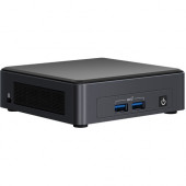 Intel NUC 11 Pro NUC11TNKi3 Barebone System - Ultra Compact - Socket BGA-1449 - 1 x Processor Support - Core i3 11th Gen i3-1115G4 Dual-core (2 Core) - Chip - 64 GB DDR4 SDRAM DDR4-3200/PC4-25600 Maximum RAM Support - 2 Total Memory Slots - Serial ATA Con