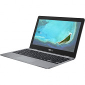 Asus Chromebook 12 C223NA-DH02-RD 11.6" Chromebook - 1366 x 768 - Celeron N3350 - 4 GB RAM - 32 GB Flash Memory - Red - Chrome OS - Intel HD Graphics - Bluetooth - 10 Hour Battery Run Time C223NA-DH02-RD