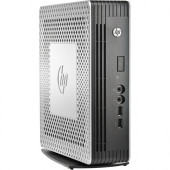 HP t610 PLUS Thin ClientAMD G-Series T56N Dual-core (2 Core) 1.65 GHz - AMD A55E Chip - 4 GB RAM DDR3 SDRAM - DDR3-1600/PC3-12800 - 16 GB Flash - AMD FirePro 2270 - Gigabit Ethernet - Windows Embedded Standard 7P - DisplayPort - Network (RJ-45) - 6 Total 