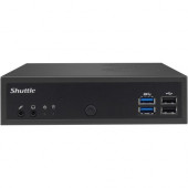 Shuttle XPC slim DH02U3 Desktop Computer - Intel Core i3 (7th Gen) i3-7100U 2.40 GHz DDR4 SDRAM - Slim PC - Black - NVIDIA GeForce GTX 1050 4 GB Graphics - 6 x Total USB Port(s) DH02U3