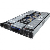 Gigabyte G291-281 Barebone System - 2U Rack-mountable - Intel C621 Express Chipset - Socket P LGA-3647 - 2 x Processor Support - 128 GB DDR4 SDRAM DDR4-2666/PC4-21300 Maximum RAM Support - Serial ATA/600 RAID Supported Controller - ASPEED AST2500 Integrat