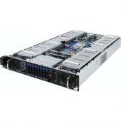 Gigabyte G291-Z20 Barebone System - 2U Rack-mountable - AMD - Socket SP3 - 1 x Processor Support - 128 GB DDR4 SDRAM DDR4-2666/PC4-21300 Maximum RAM Support - Serial ATA/600 - ASPEED AST2500 Integrated - 8 x Total Bays - 8 2.5" Bay(s) - 10 x Total Ex