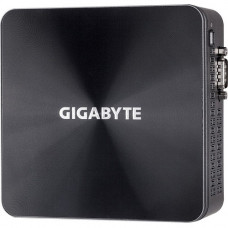 Gigabyte BRIX GB-BRI7H-10510 Barebone System Ultra Compact - Black - 64 GB DDR4 SDRAM DDR4-2666/PC4-21333 Maximum RAM Support - Serial ATA/600 - Intel UHD Graphics 620 Integrated - 1 x Total Bays - 1 2.5" Bay(s) - 1 x Total Expansion Slots - Wireless