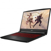 Micro-Star International  MSI Katana GF66 Katana GF66 11UE-617 15.6" Gaming Notebook - Full HD - 1920 x 1080 - Intel Core i7 11th Gen i7-11800H Octa-core (8 Core) 2.40 GHz - 16 GB Total RAM - 512 GB SSD - Black - Intel HM570 Chip - Windows 11 Home - 