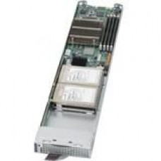 Supermicro MicroBlade MBI-6119G-C4 Barebone System Blade - Intel C236 Chipset - Socket H4 LGA-1151 - 1 x Processor Support - Silver Gray - 64 GB DDR4 SDRAM DDR4-2133/PC4-17000 Maximum RAM Support - 12Gb/s SAS - 2 x Total Bays - 2 2.5" Bay(s) - Proces