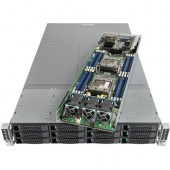 Intel Server System MCB2224TAF3 2U Rack Server - 8 x Xeon E5-2650 v4 - 1 TB RAM HDD - 30.16 TB (8 x 400 GB) SSD, (4 x 340 GB) SSD, (16 x 1.60 TB) SSD - Serial ATA Controller - 8 Processor Support - 1.02 TB RAM Support - Windows Server 2016 - Ethernet, 10 