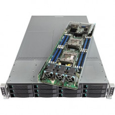 Intel Server System MCB2312WHY2 2U Rack Server - 2 x Xeon E5-2660 v4 - 256 GB RAM HDD - 3.40 TB (4 x 800 GB) SSD, (1 x 200 GB) SSD - Serial ATA Controller - 2 Processor Support - 1.54 TB RAM Support - Windows Server 2016 - Gigabit Ethernet, 10 Gigabit Eth