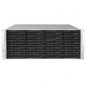 Supermicro SuperServer 6048R-E1CR24L Barebone System - 4U Rack-mountable - Intel C612 Chipset - Socket R3 LGA-2011 - 2 x Processor Support - Black - 2 TB DDR4 SDRAM DDR4-2400/PC4-19200 Maximum RAM Support - Serial ATA/600 RAID Supported Controller - ASPEE