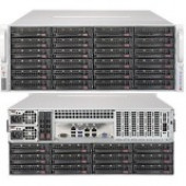 Supermicro SuperStorage 6049P-E1CR36L Barebone System - 4U Rack-mountable - Intel C624 Chipset - Socket P LGA-3647 - 2 x Processor Support - Black - 2 TB DDR4 SDRAM DDR4-2666/PC4-21300 Maximum RAM Support - Serial ATA/600, 12Gb/s SAS RAID Supported Contro