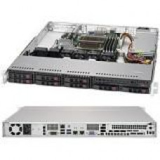 Supermicro SuperServer 1019S-MC0T Barebone System - 1U Rack-mountable - Intel C236 Chipset - Socket H4 LGA-1151 - 1 x Processor Support - Black - 64 GB DDR4 SDRAM DDR4-2133/PC4-17000 Maximum RAM Support - 12Gb/s SAS RAID Supported Controller - ASPEED AST2