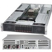 Supermicro SuperServer 2029GP-TR Barebone System - 2U Rack-mountable - Intel C621 Chipset - Socket P LGA-3647 - 2 x Processor Support - Black - 2 TB DDR4 SDRAM DDR4-2666/PC4-21300 Maximum RAM Support - Serial ATA/600 RAID Supported Controller - ASPEED AST