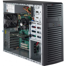 Supermicro SuperWorkstation 5039A-IL Barebone System Mid-tower - Intel C236 Chipset - Socket H4 LGA-1151 - 1 x Processor Support - Black - 64 GB DDR4 SDRAM DDR4-2133/PC4-17000 Maximum RAM Support - Serial ATA/600 RAID Supported Controller - ASPEED AST2400