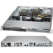 Supermicro SuperServer 6017R-TDLF Barebone System - 1U Rack-mountable - Intel C602 Chipset - Socket R LGA-2011 - 2 x Processor Support - Black - 512 GB DDR3 SDRAM DDR3-1866/PC3-15000 Maximum RAM Support - Serial ATA/600 RAID Supported Controller - Matrox 