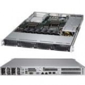 Supermicro SuperServer 6017R-WTRFTP Barebone System - 1U Rack-mountable - Intel C602 Chipset - Socket R LGA-2011 - 2 x Processor Support - Black - 1 TB DDR3 SDRAM DDR3-1866/PC3-15000 Maximum RAM Support - Serial ATA/600 RAID Supported Controller - Matrox 