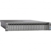 Cisco Barebone System - Refurbished - 2U Rack-mountable - Intel C610 Chipset - 2 x Processor Support - DDR4 SDRAM DDR4-2133/PC4-17000 Maximum RAM Support - 12Gb/s SAS, Serial ATA RAID Supported Controller - 24 x Total Bays - 24 2.5" Bay(s) - Processo