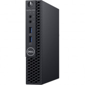 Dell OptiPlex 3000 3060 Desktop Computer - Core i3 i3-8100T - 4 GB RAM - 500 GB HDD - Micro PC - Windows 10 Pro 64-bit - English Keyboard - TAA Compliance WMT3D