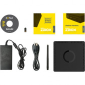 Zotac ZBOX E MAGNUS EN31050 Desktop Computer - Intel Core i3 (7th Gen) i3-7100T 3.40 GHz - 8 GB DDR4 SDRAM - 1 TB HDD - 120 GB SSD - Windows 10 Home 64-bit - Mini PC - NVIDIA GeForce GTX 1050 2 GB Graphics - Wireless LAN - Bluetooth - HDMI - 6 x Total USB