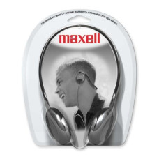 Maxell Stereo Neckbands - Stereo - Black - Mini-phone - Wired - 32 Ohm - 16 Hz 24 kHz - Nickel Plated Connector - Behind-the-neck - Binaural - Ear-cup 190316