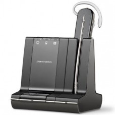 Plantronics Savi 8220 Headset - Stereo - Wireless - DECT 6.0 - 590.6 ft - 32 Ohm - 20 Hz - 20 kHz - Over-the-head - Binaural - Supra-aural - Noise Cancelling Microphone - Noise Canceling - TAA Compliance 209815-01