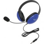 Califone LISTN FRST STEREO HDST w/TO GO PLG BLU 2800-BLT