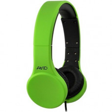 Ergoguys AVID AE-42 HEADSET WITH INLINE MIC & VOLUME CONTROL, GREEN - Stereo - Mini-phone - Wired - 32 Ohm - 20 Hz - 20 kHz - Over-the-head - Binaural - Circumaural - 5 ft Cable - Green 2EDU-421332-GRN