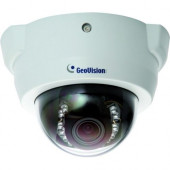 GeoVision GV-FD3400 3 Megapixel Network Camera - Color, Monochrome - 98.43 ft Night Vision - Motion JPEG, H.264 - 2048 x 1536 - 3 mm - 9 mm - 3x Optical - CMOS - Cable - Dome - Ceiling Mount, Wall Mount, Surface Mount, Pendant Mount, Pole Mount, Power Box