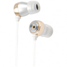 Inland Stereo Earbuds Headphones - Stereo - Silver - Mini-phone - Wired - 32 Ohm - 20 Hz 20 kHz - Nickel Plated, Gold Plated Connector - Earbud - Binaural - In-ear - RoHS Compliance 87104