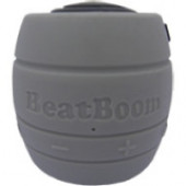 Micronet Technology BeatBoom Portable Bluetooth Speaker System - Black, Silver - Battery Rechargeable - USB BB3000-SB