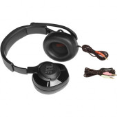 Harman International Industries JBL Quantum 200 Gaming Headset - Stereo - Mini-phone (3.5mm) - Wired - 32 Ohm - 20 Hz - 20 kHz - Over-the-ear - Binaural - Ear-cup - 4.92 ft Cable - Echo Cancelling Microphone JBL-QUANTUM200P