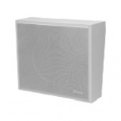 Valcom V-1061-W 1-way Surface Mount, Wall Mountable Speaker - 12 W RMS - White - 80 Hz to 15 kHz - 45 Ohm - TAA Compliance V-1061-W