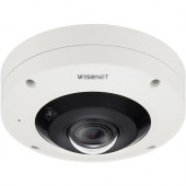 Hanwha Group Wisenet XNF-9010RV 12 Megapixel Network Camera - Fisheye - 32.81 ft Night Vision - H.264, H.265, MJPEG - 3008 x 3008 - CMOS - Wall Mount XNF-9010RV